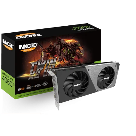 Видеокарта Inno3D GeForce RTX4060 TI TWIN X2