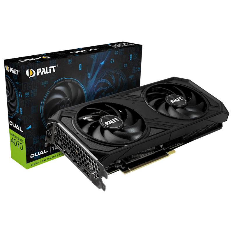 Видеокарта PALIT RTX4070 DUAL OC 12GB