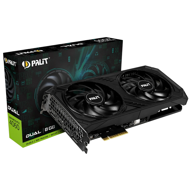 Видеокарта PALIT RTX4060 DUAL 8G