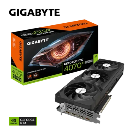Видеокарта Gigabyte GeForce RTX4070Ti SUPER WINDFORCE MAX OC 16Gb